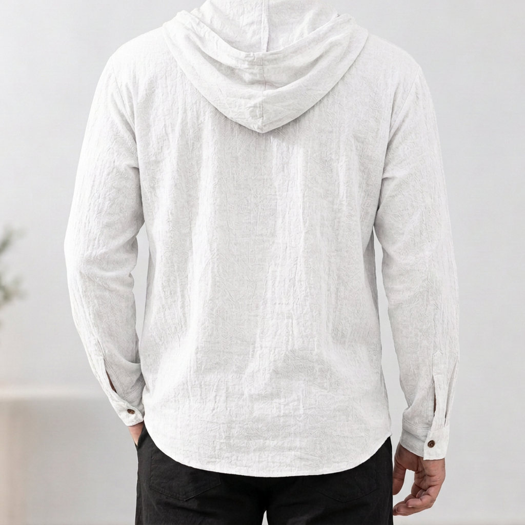 Caleb Hooded Shirt - Lead Product Detail
