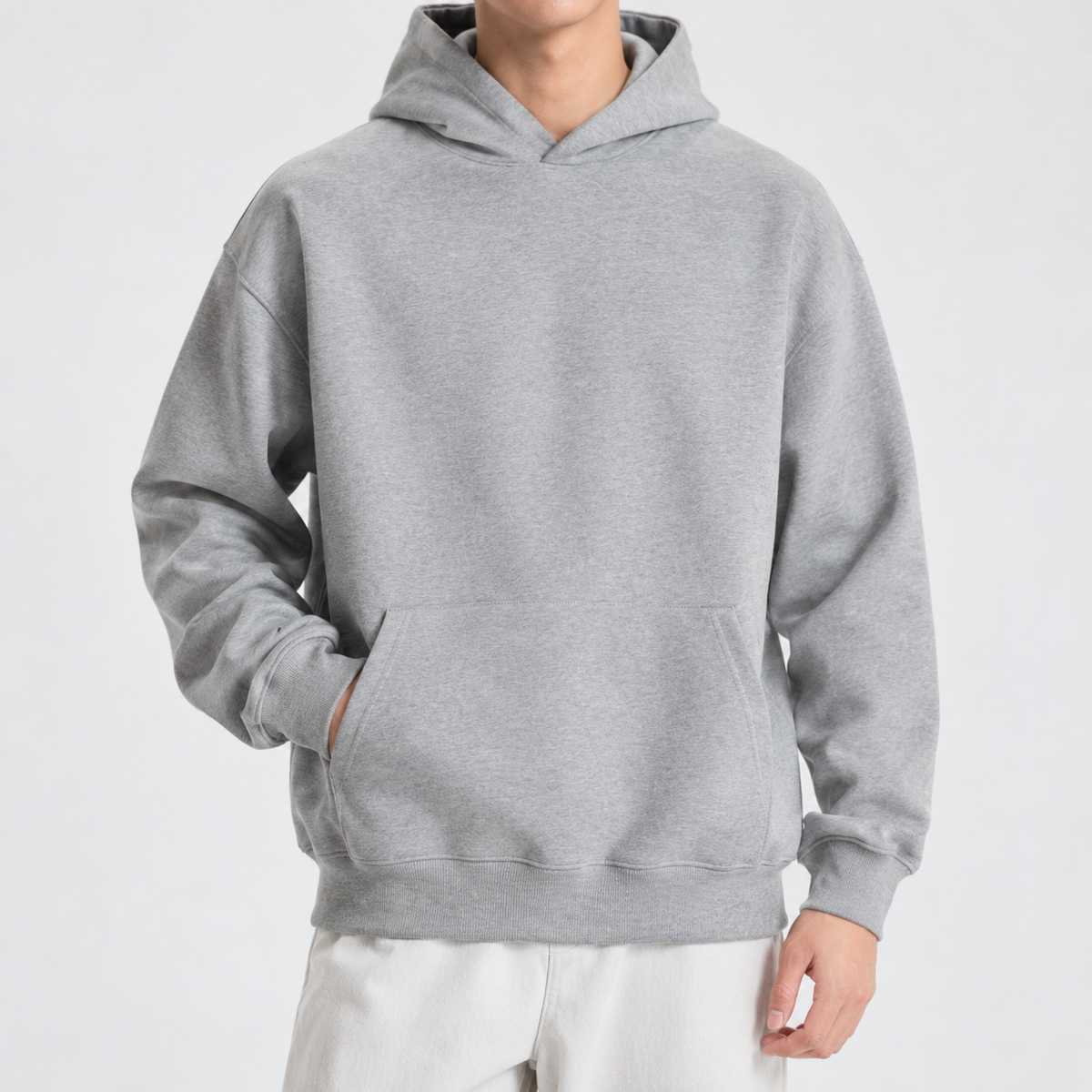 Alwinton Oversized Hoodie - Heather Gray