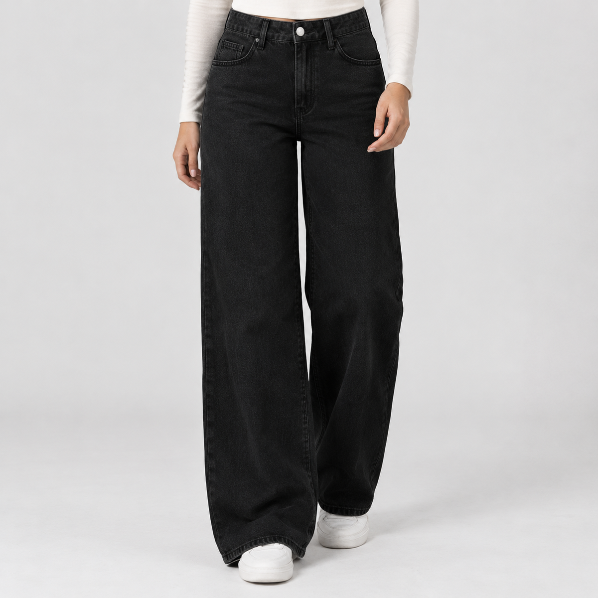 Greenhead Wide Leg Pants - Black