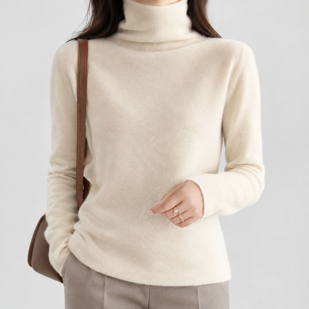 Kennford Fine Knit Sweater - Cream