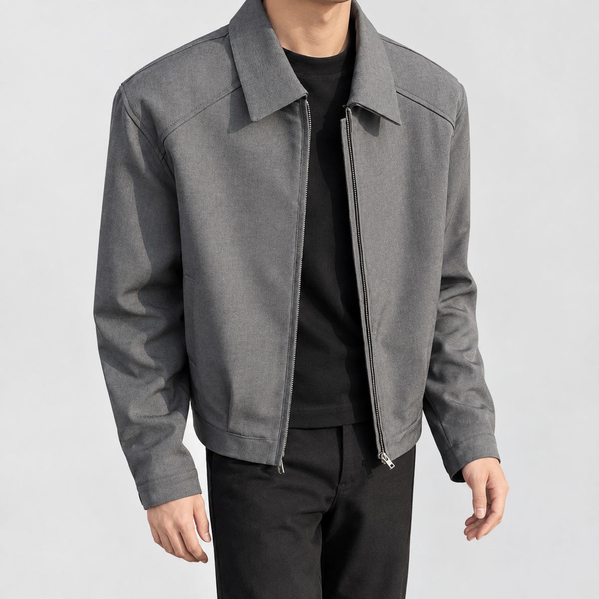 Dufton Zip Jacket - Gray