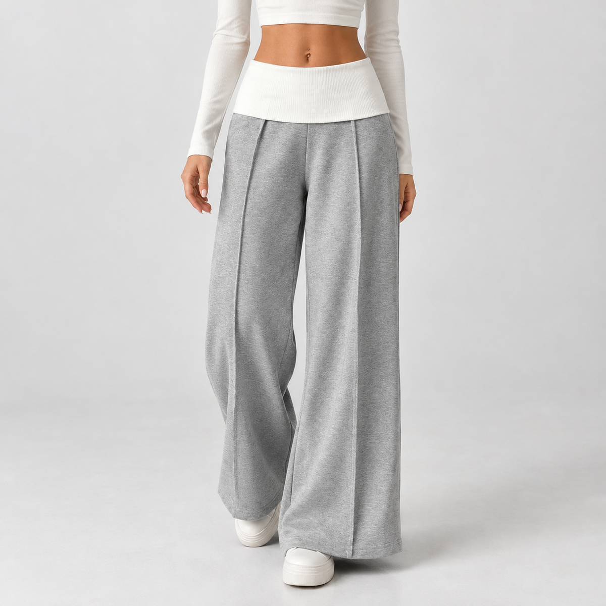 Ambleside Wide Leg Pants - Gray