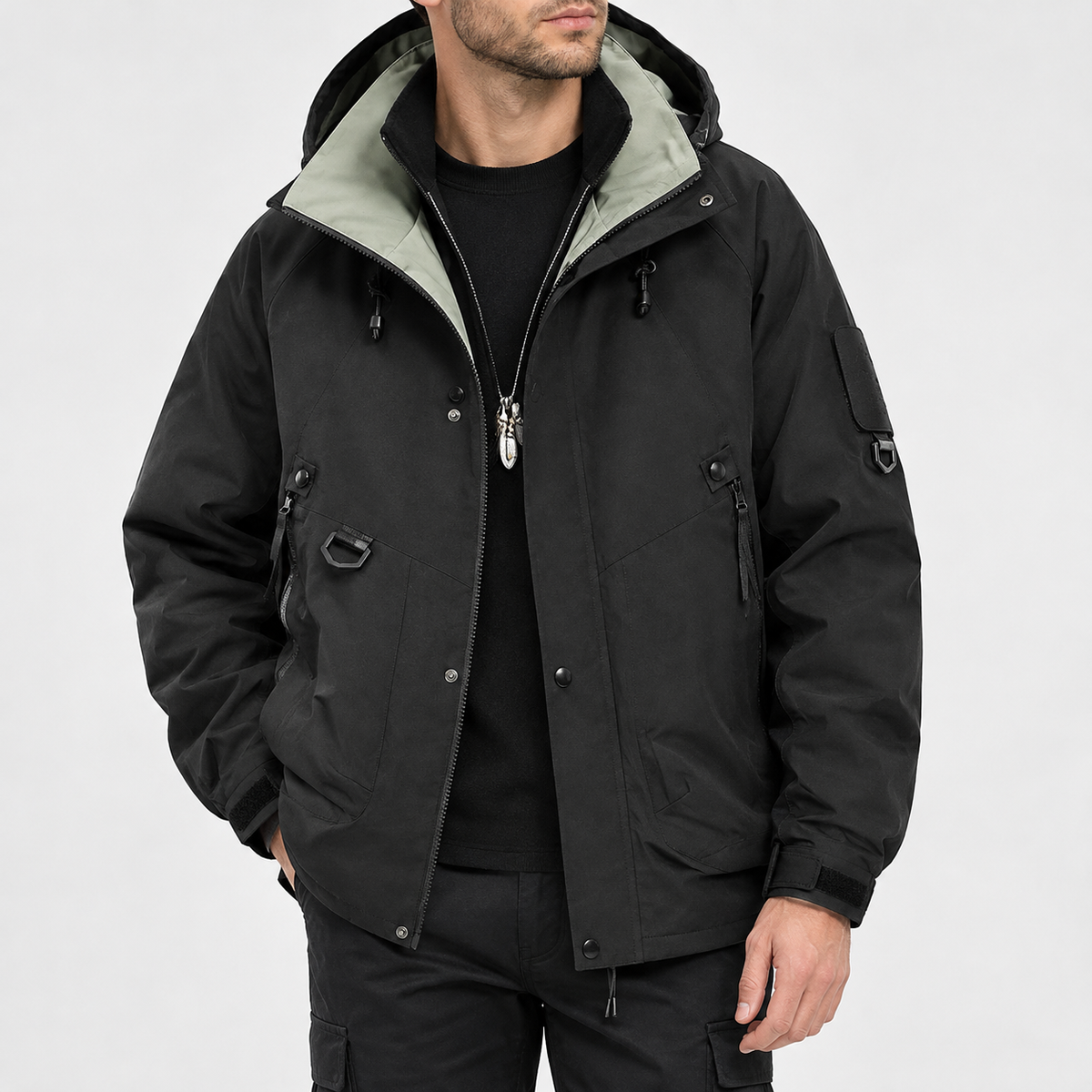 Arniston Hooded Jacket - Black