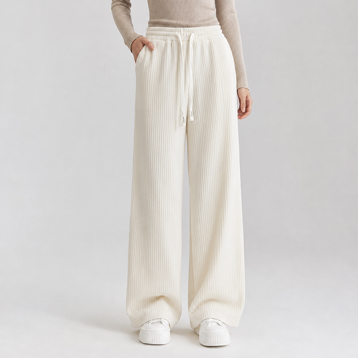 Cherington Straight Leg Pants - White