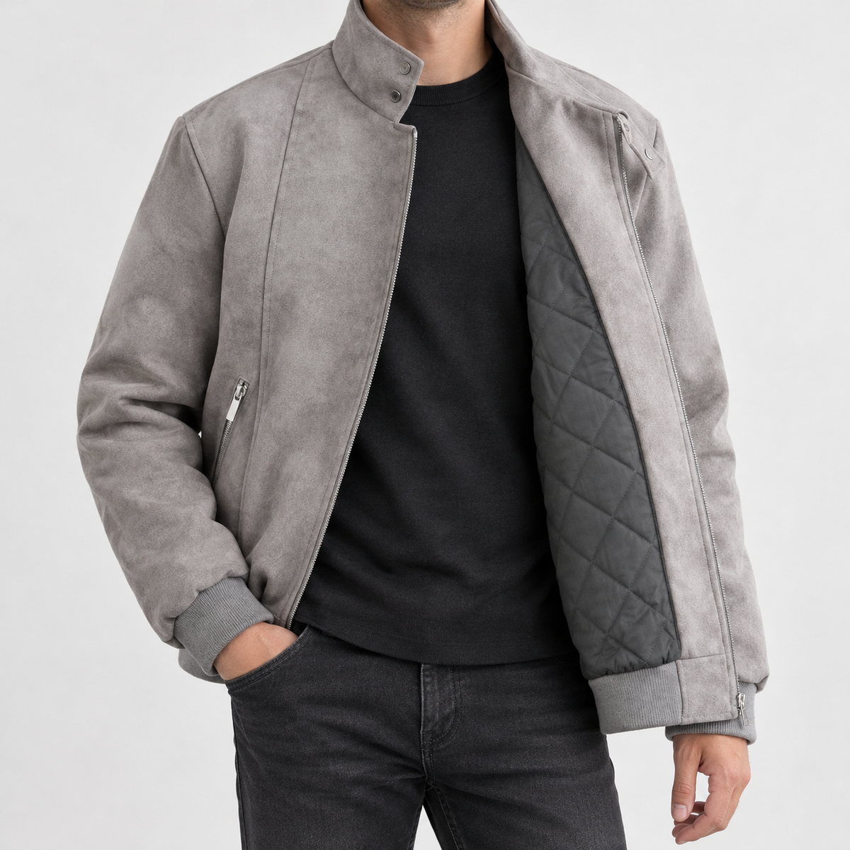 Garsdale Quilted Jacket - Gray