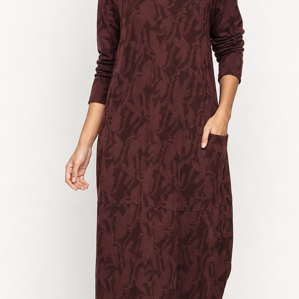 Alma Cocoon Midi Dress - Lead Product Detail