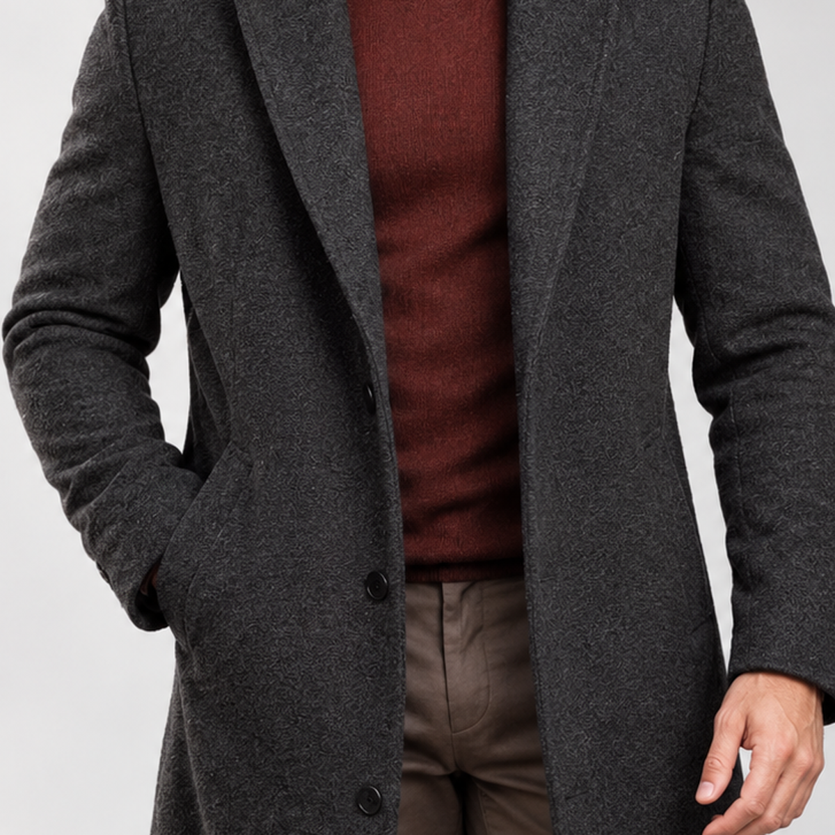 Delph Tailored Overcoat - Lead Product Detail