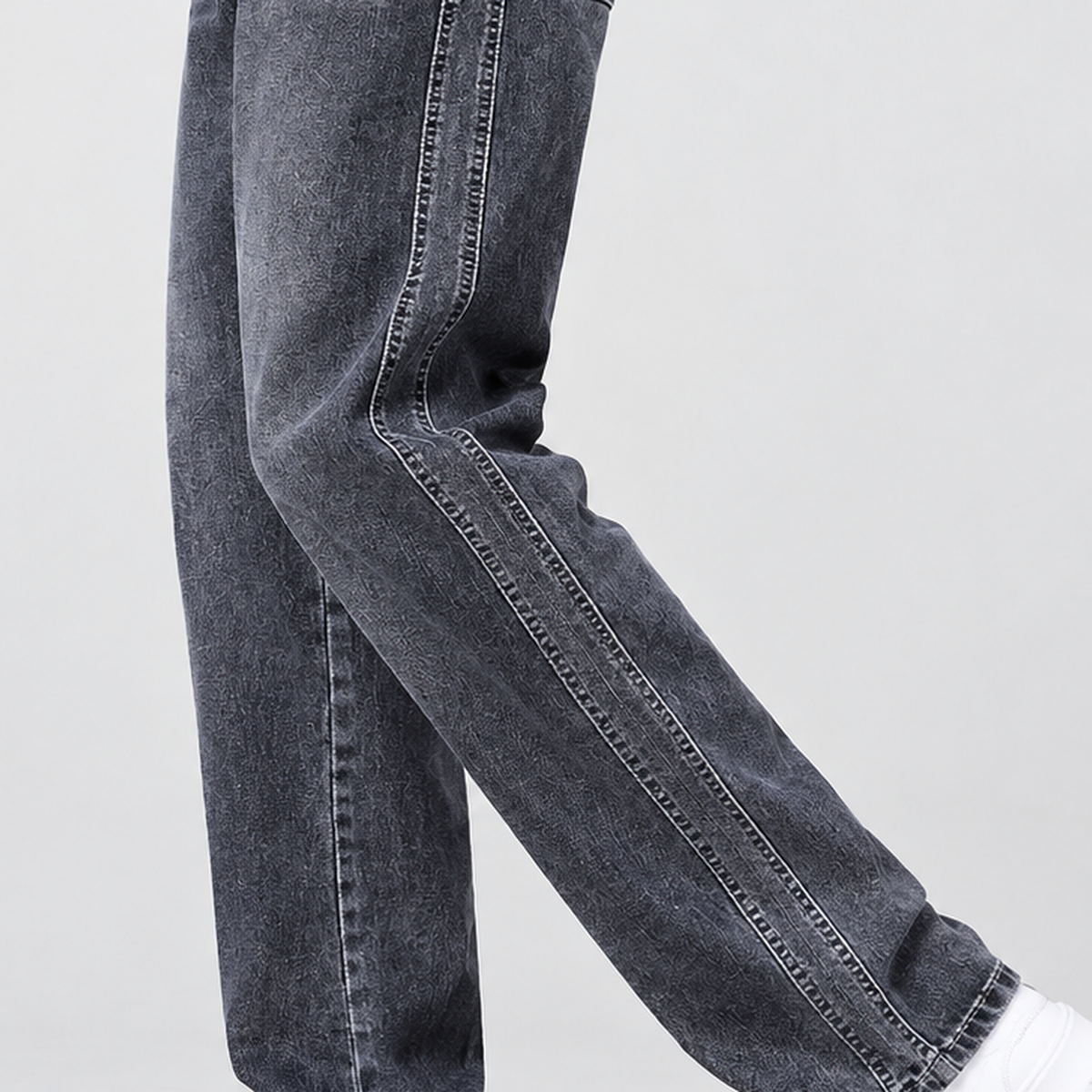 Usselby Straight Jeans - Lead Product Detail
