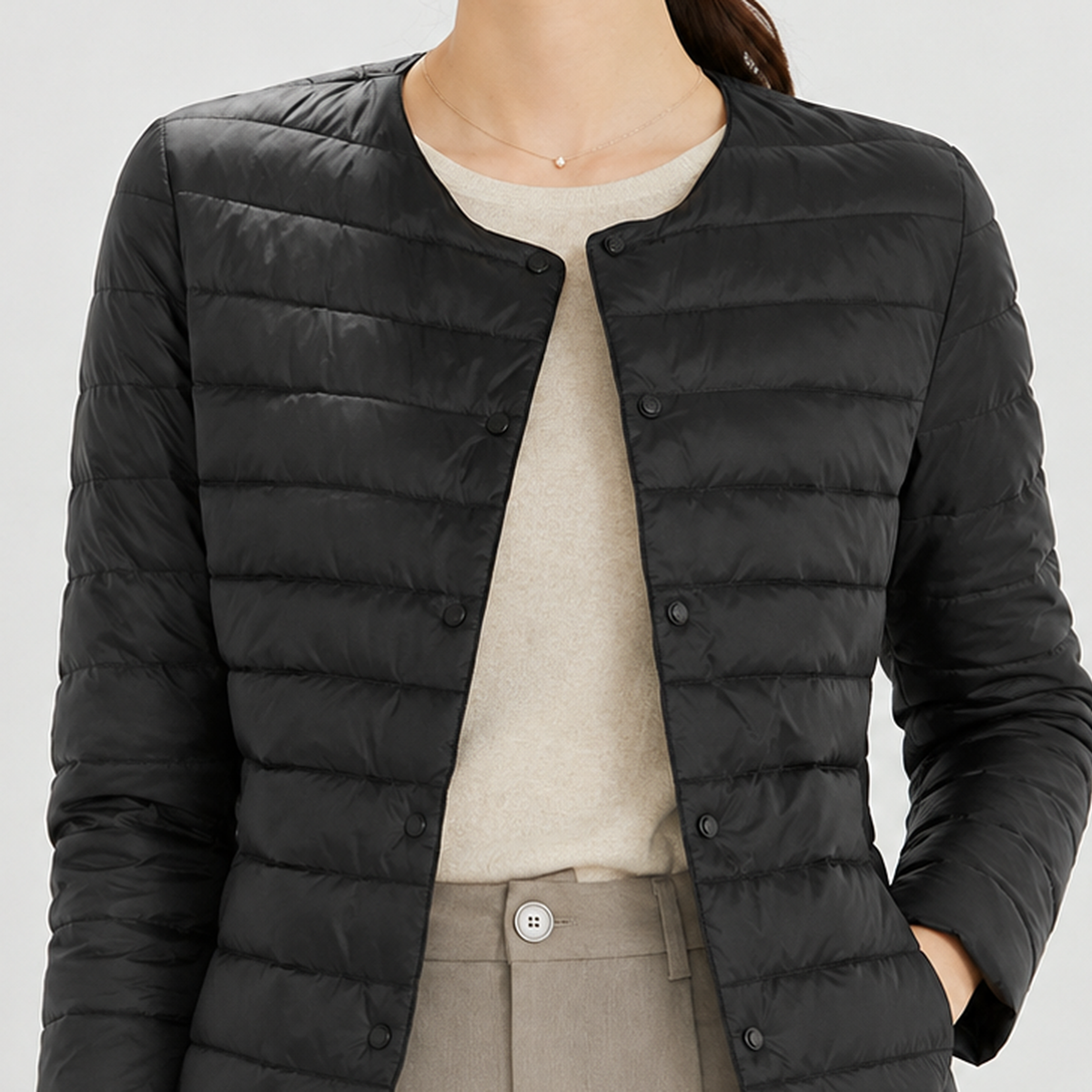 Bolsterstone Quilted Jacket - Lead Product Detail