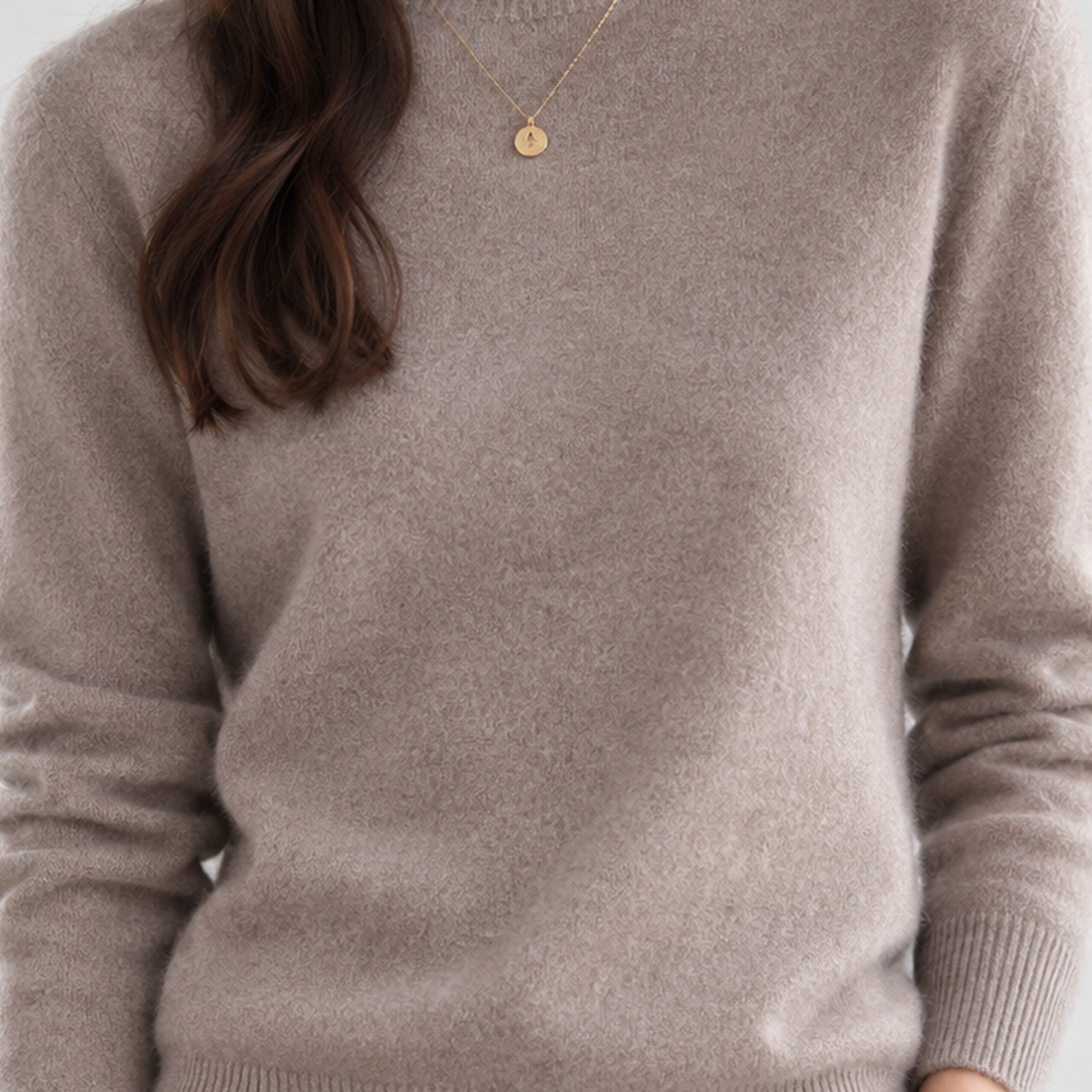 Pilton Wool Sweater - Lead Product Detail