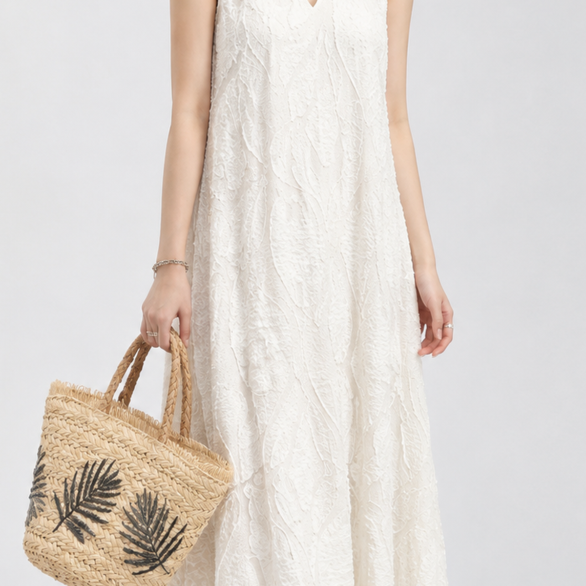 Dunster Textured Maxi Dress - Lead Product Detail