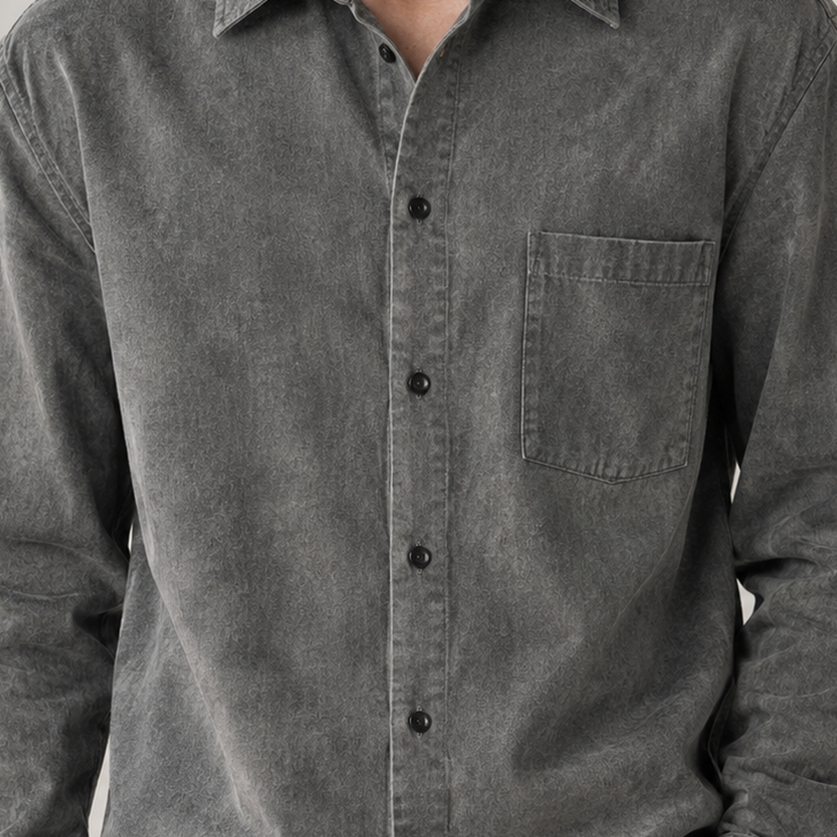 Biggin Relaxed Shirt - Lead Product Detail