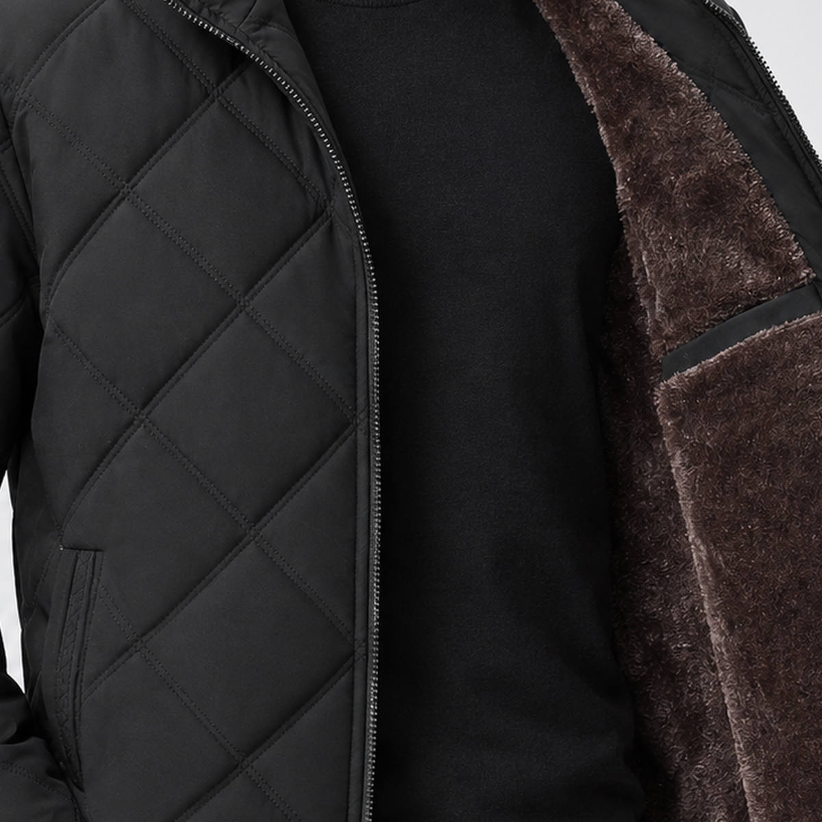 Pegswood Diamond Quilted Jacket - Lead Product Detail