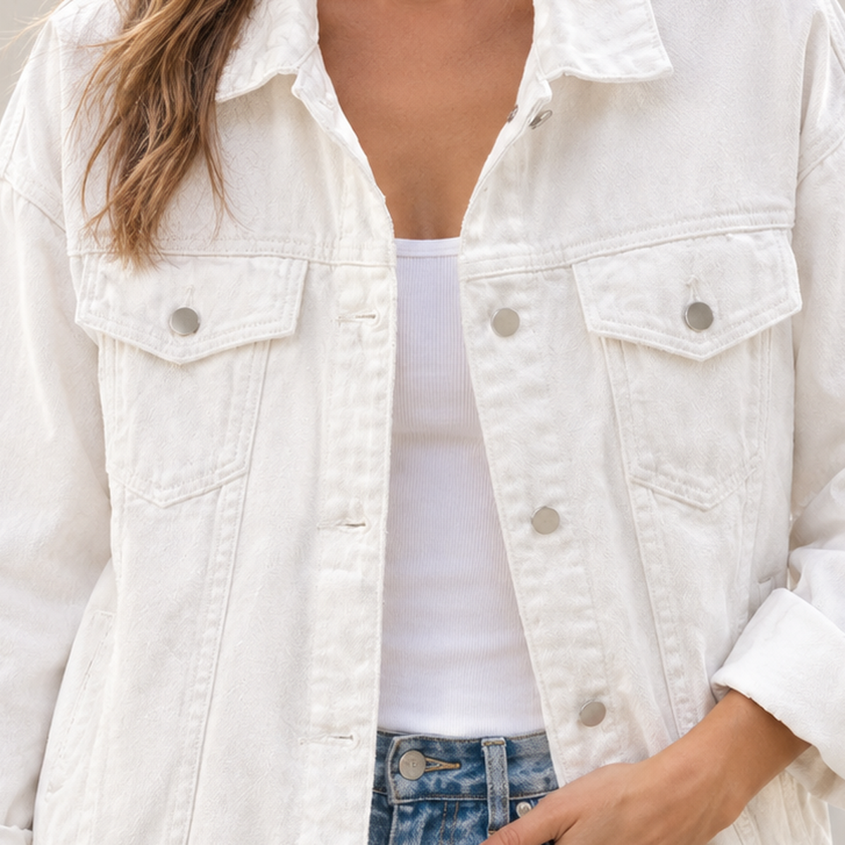 Ashley Denim Jacket - Lead Product Detail