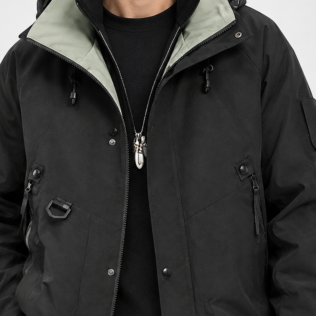 Arniston Hooded Jacket - Lead Product Detail