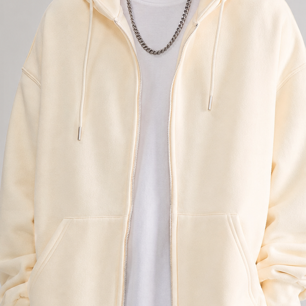 Bamburgh Relaxed Zip Jacket - Lead Product Detail