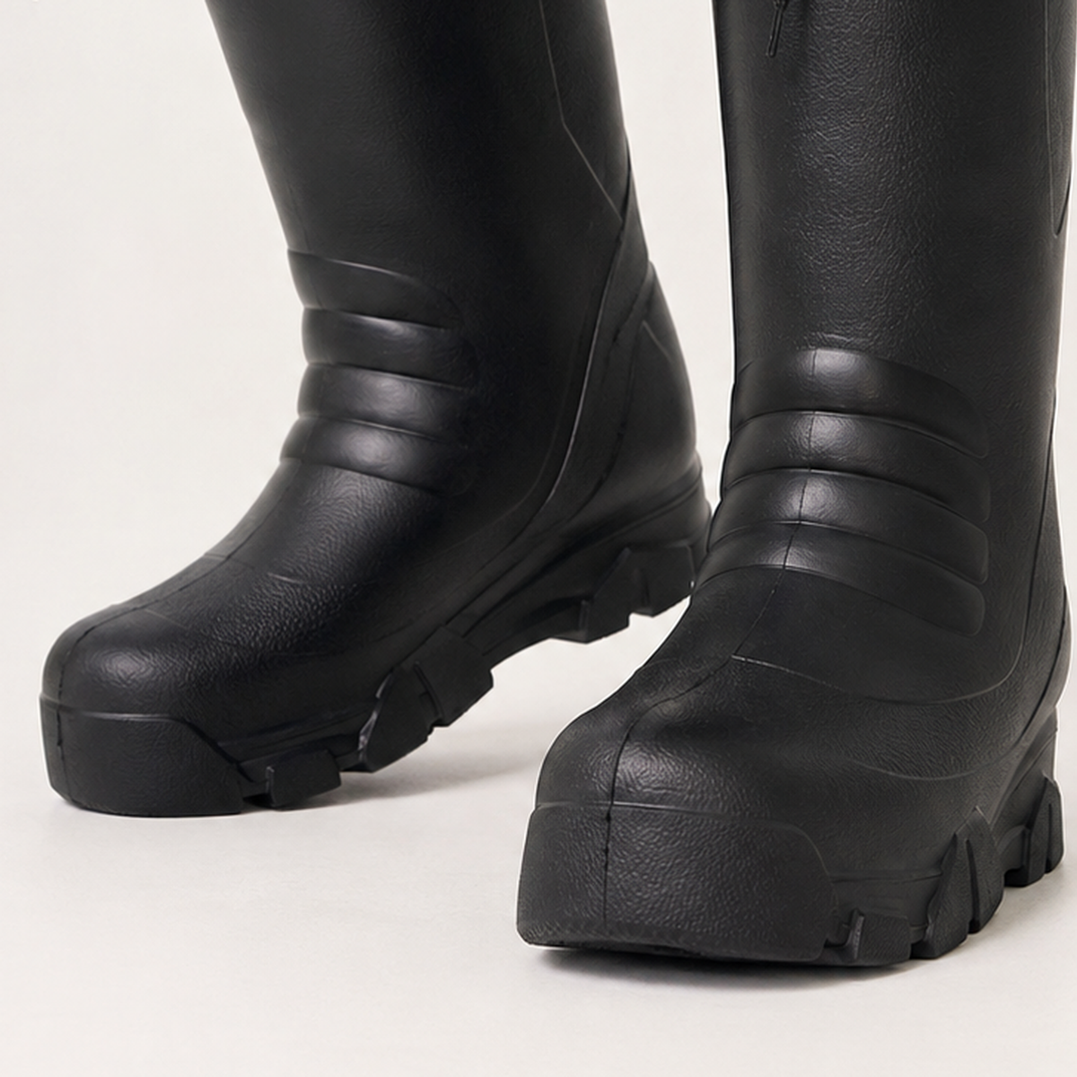 Efford Drawstring Rain Boots - Lead Product Detail