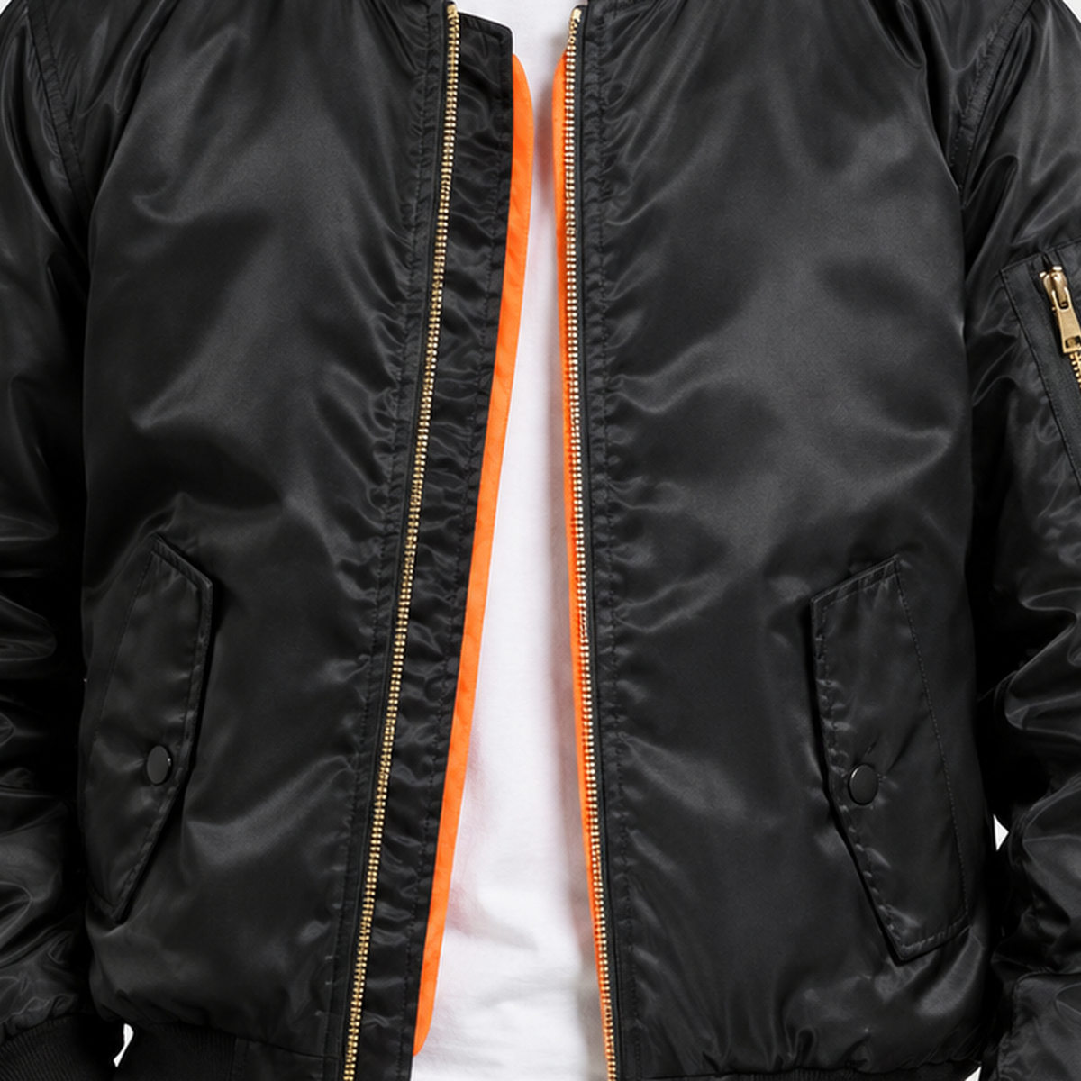 Trevorgans Bomber Jacket - Lead Product Detail