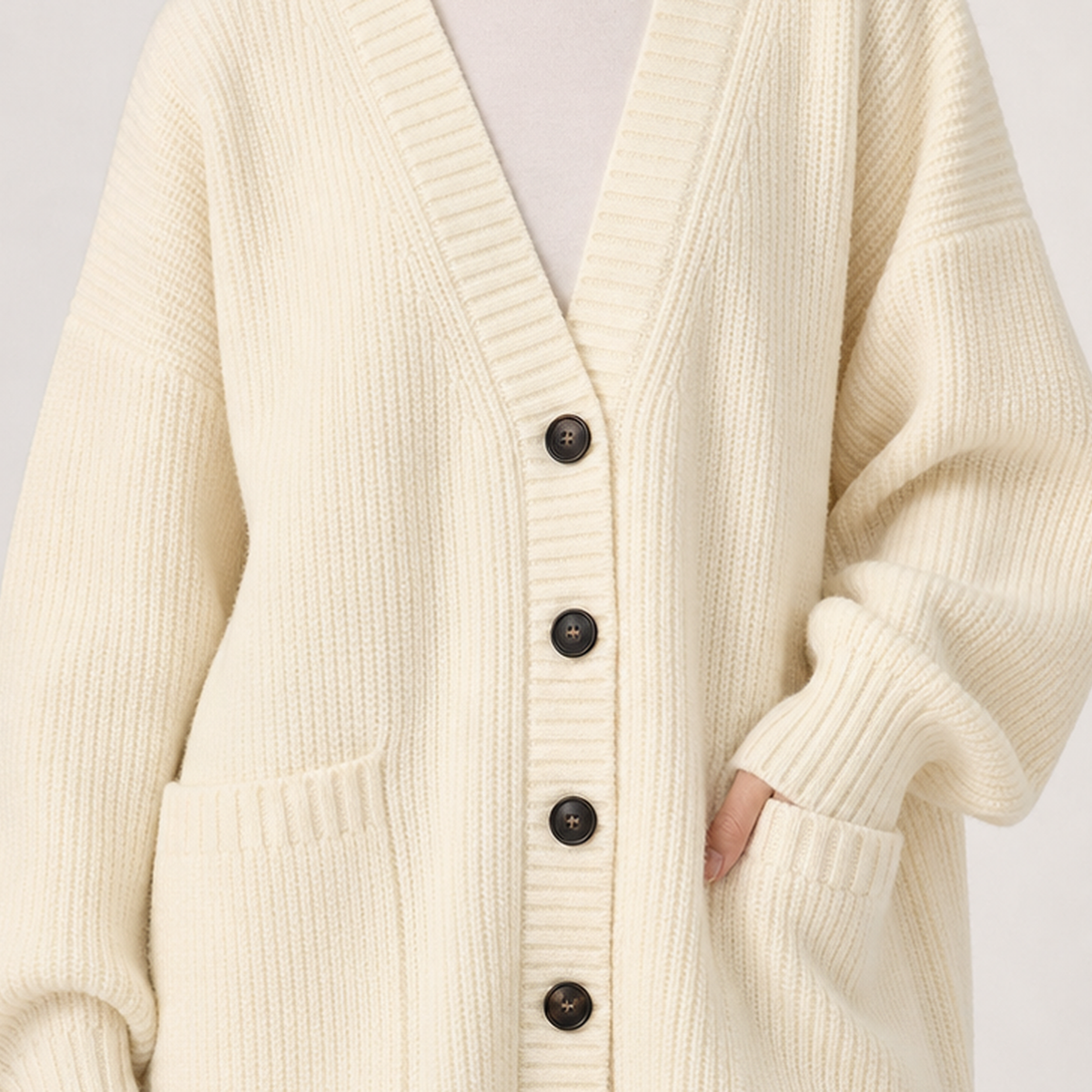 Birkenside Ribbed Cardigan - Lead Product Detail