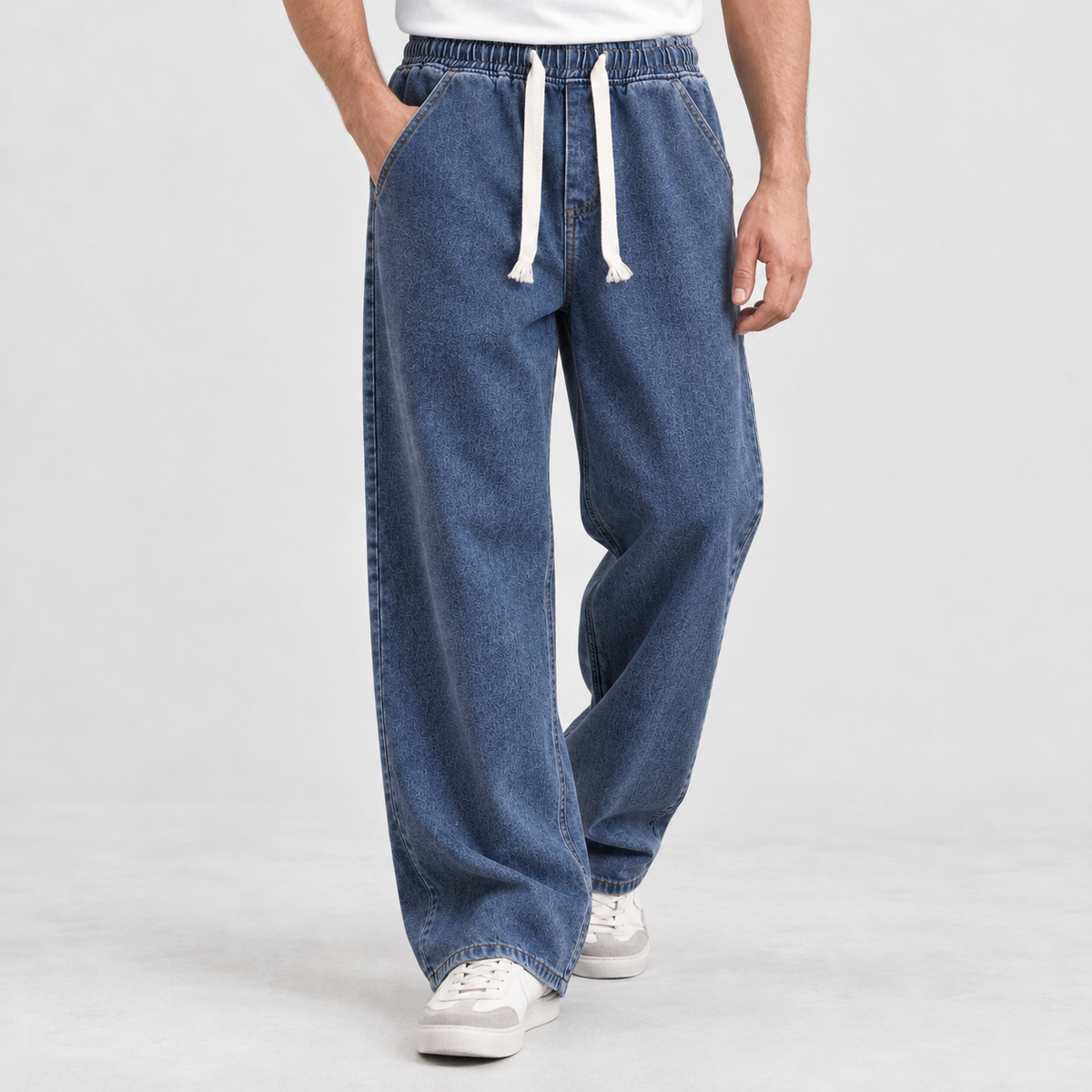 Dalderby Straight Leg Pants - Dark Blue