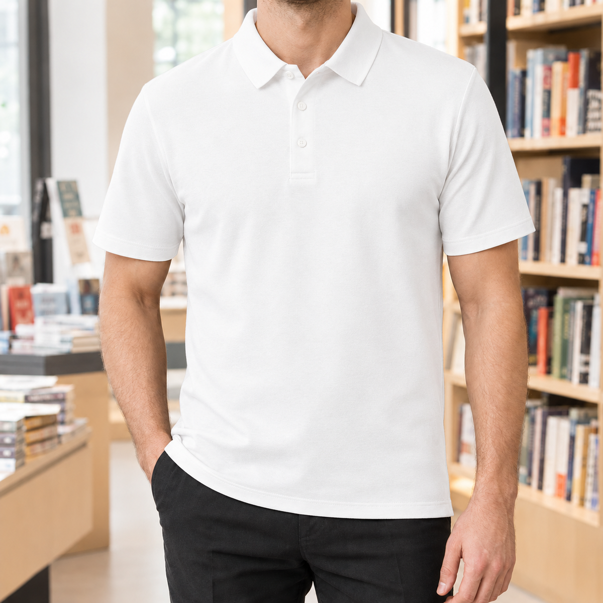 Oswaldkirk Relaxed Polo Shirt - White