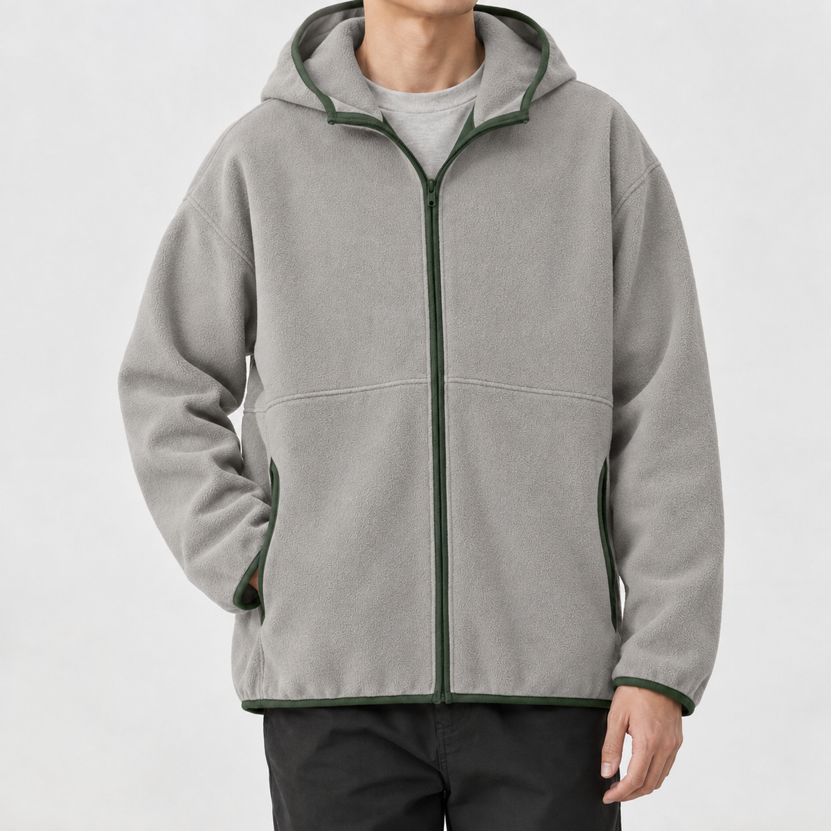 Eddleston Hooded Sweater - Light Gray