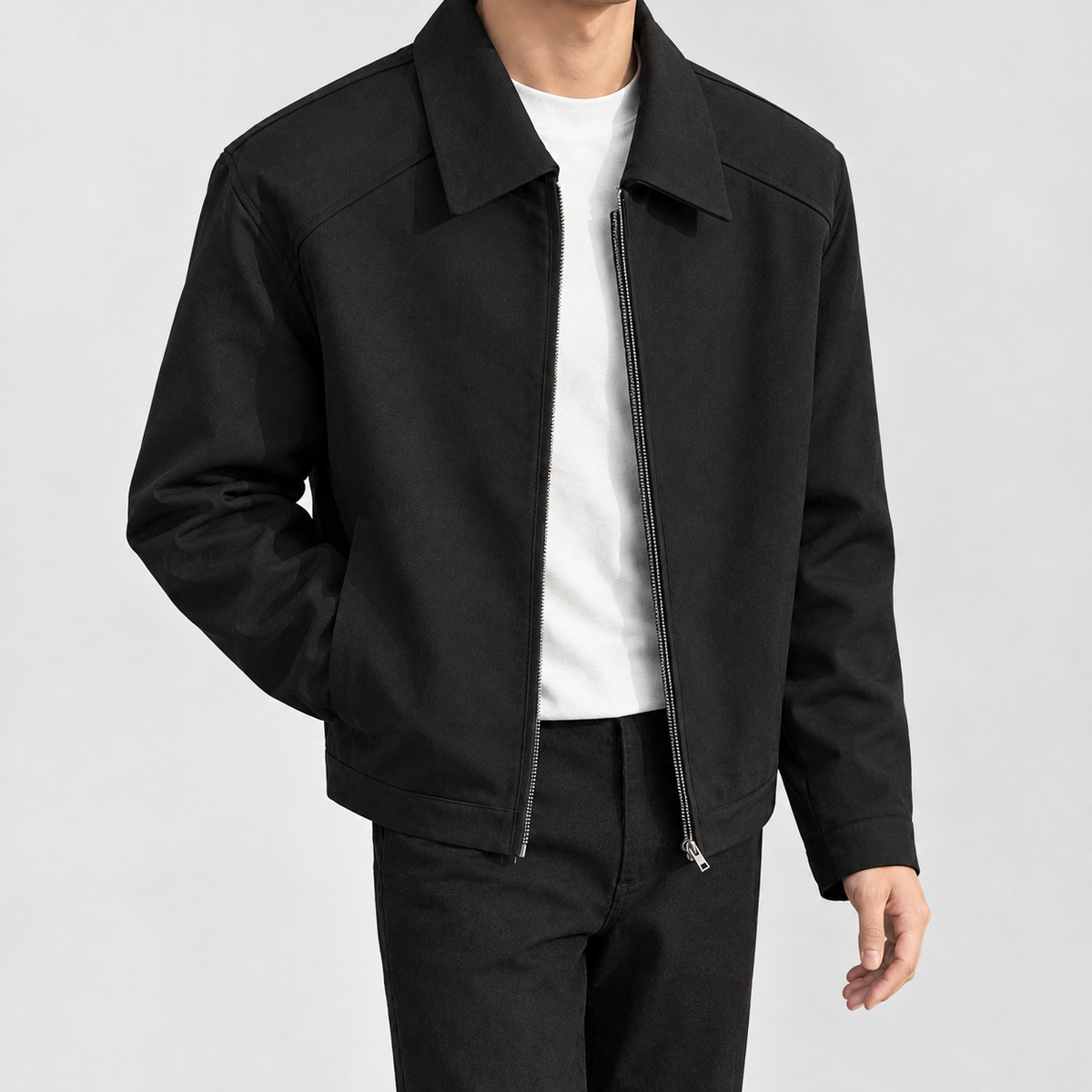 Dufton Zip Jacket - Black