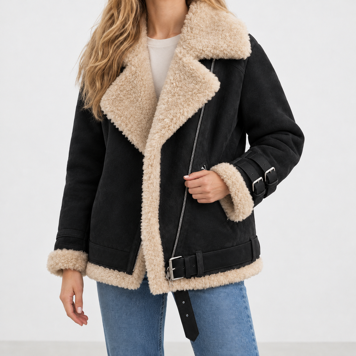 Maugersbury Aviator Jacket - Black