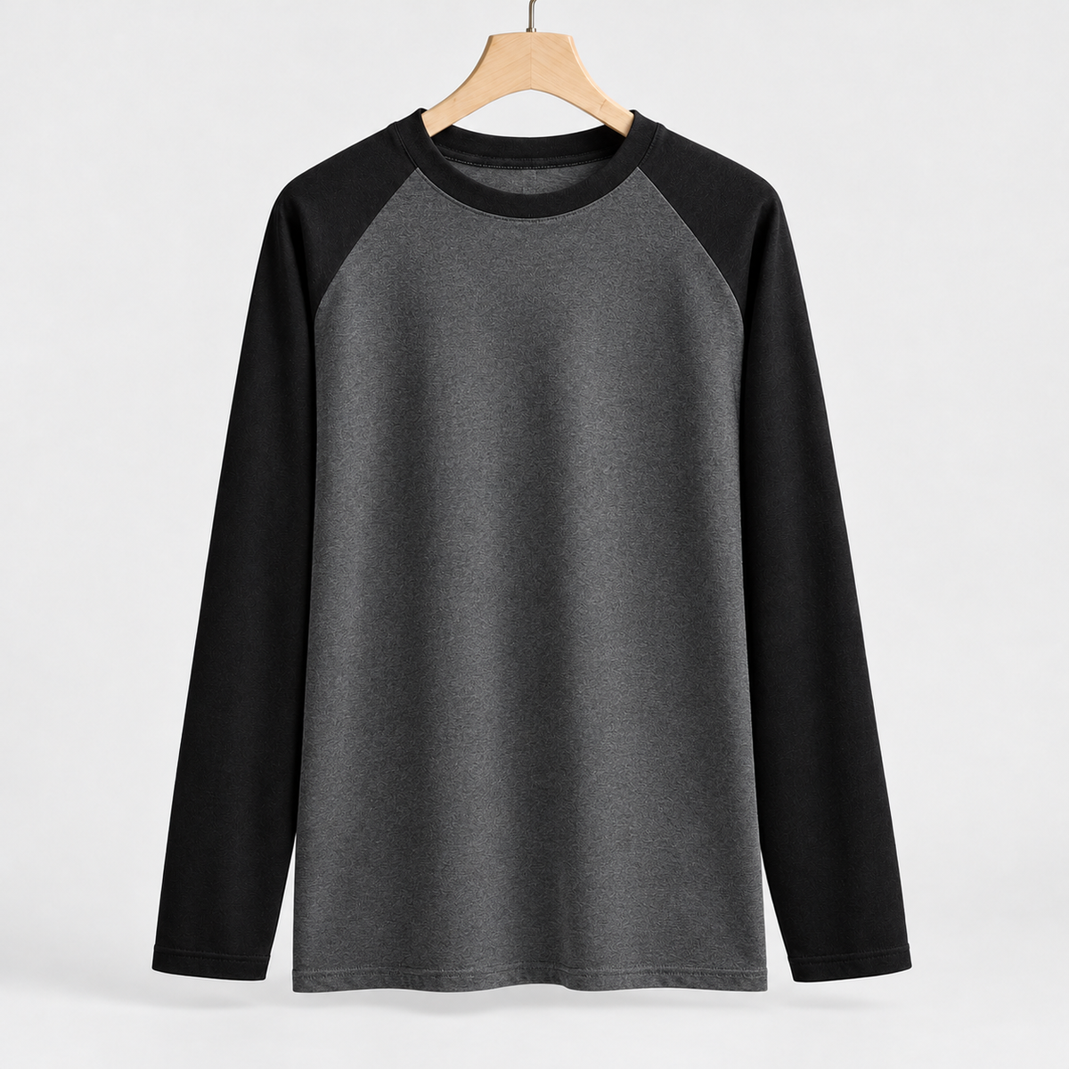 Boosbeck Raglan Sleeve Top - Spliced german Dark Gray