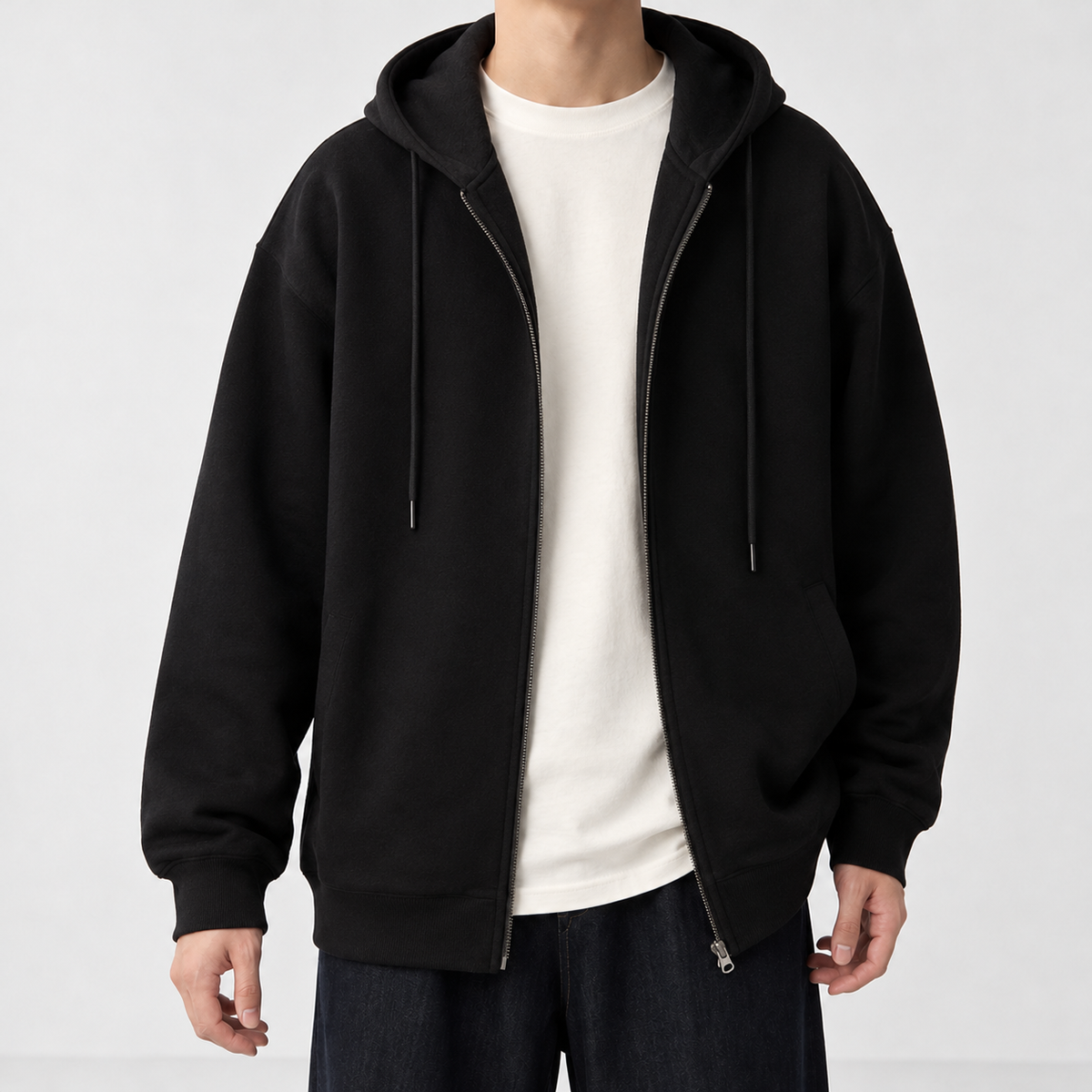 Bloxworth Zip Hoodie - Black