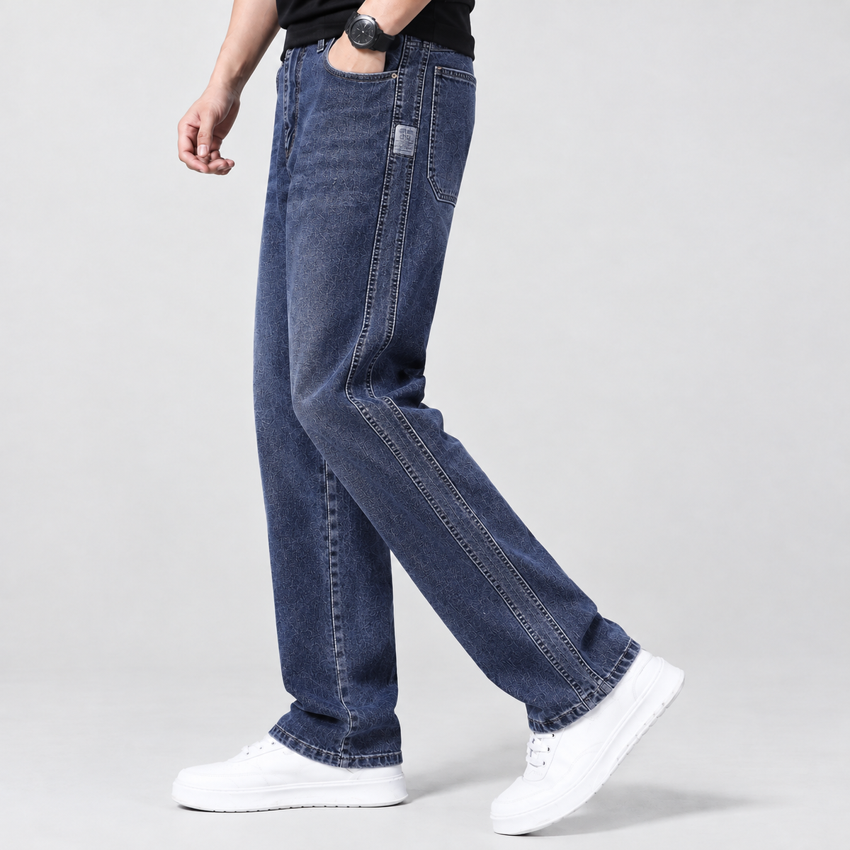Usselby Straight Jeans - Dark Blue