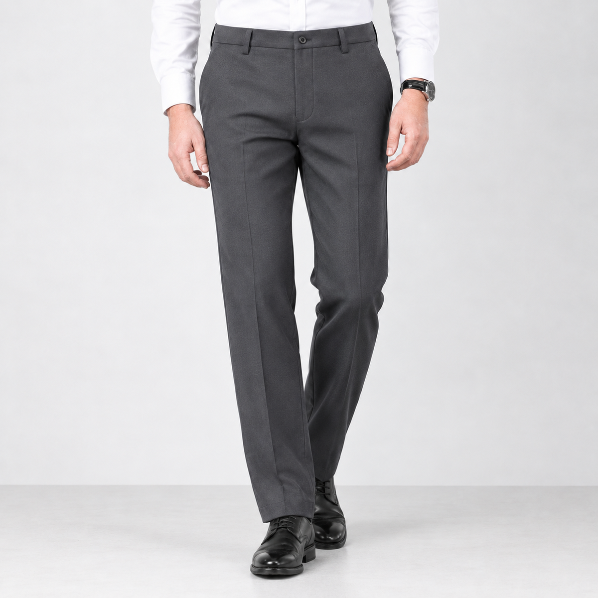 Beaminster Straight Leg Pants - Gray