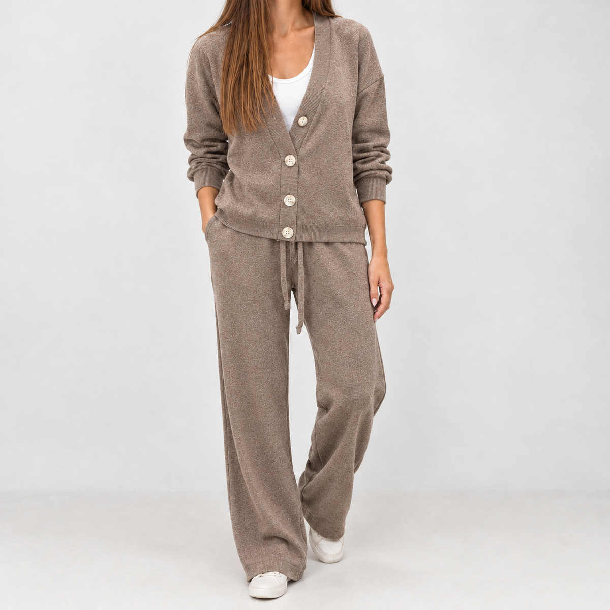 Ugglebarnby Cashmere Lounge Set - Brown