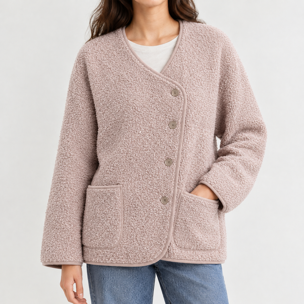 Chulmleigh Fleece Jacket - Gouache