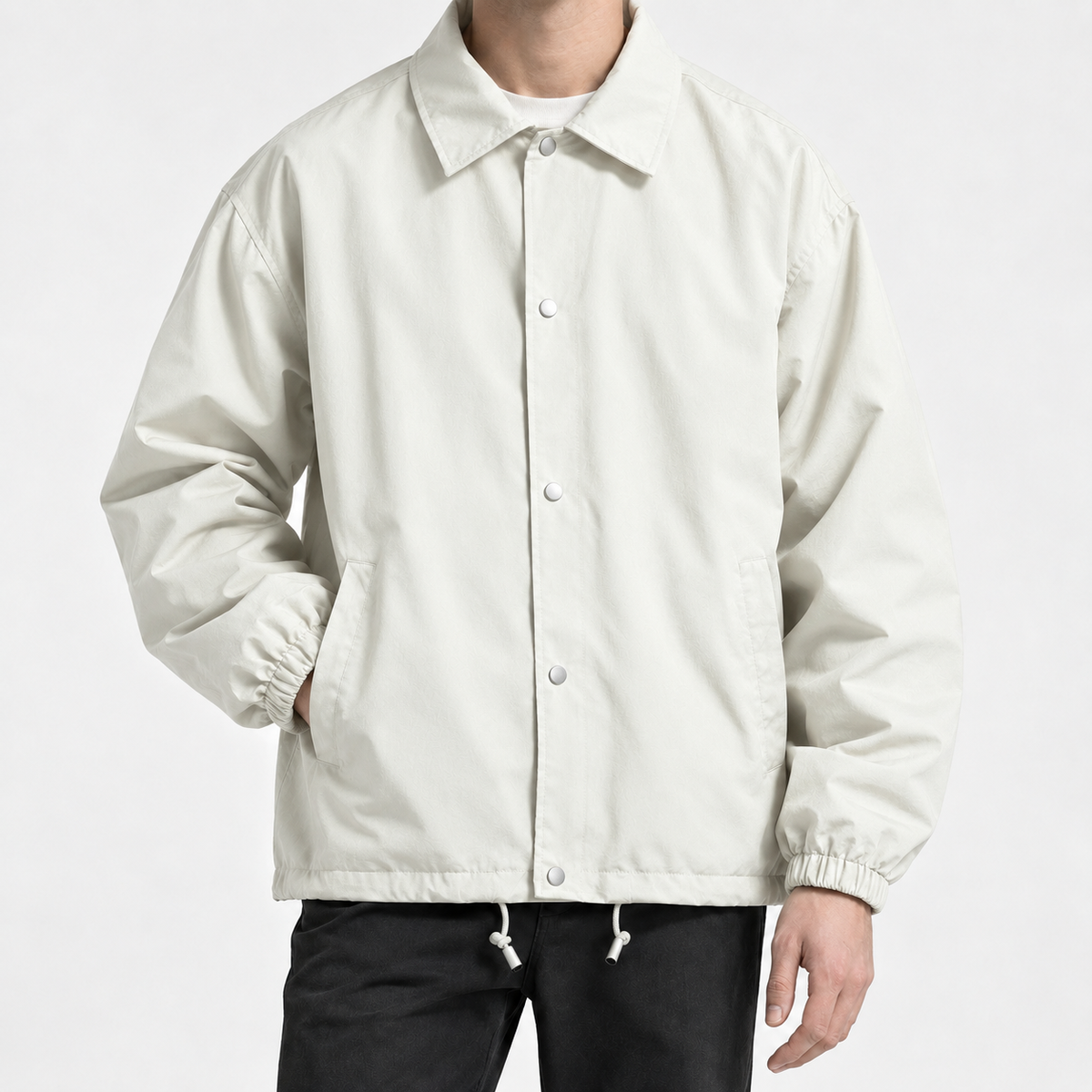 Mason Coach Jacket - Ivory