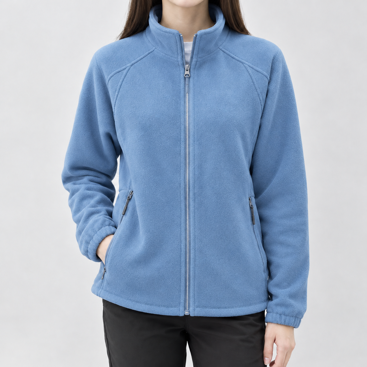 Biddlestone Fleece Jacket - Fog Blue
