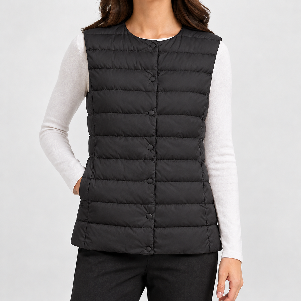 Duntisbourne Cashmere Vest - Black