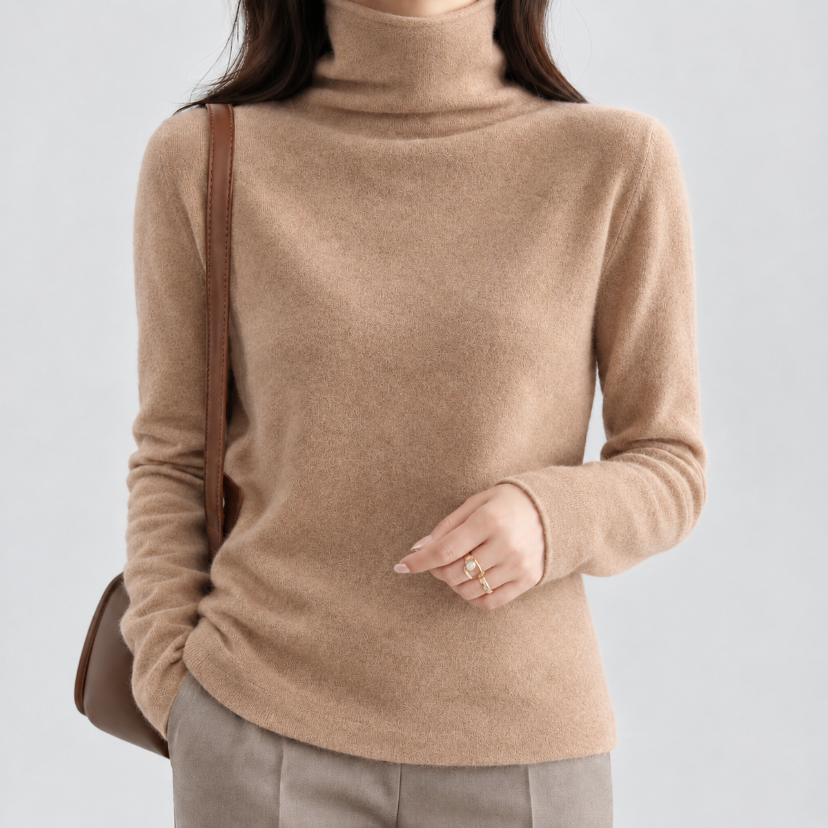 Kennford Fine Knit Sweater - Camel