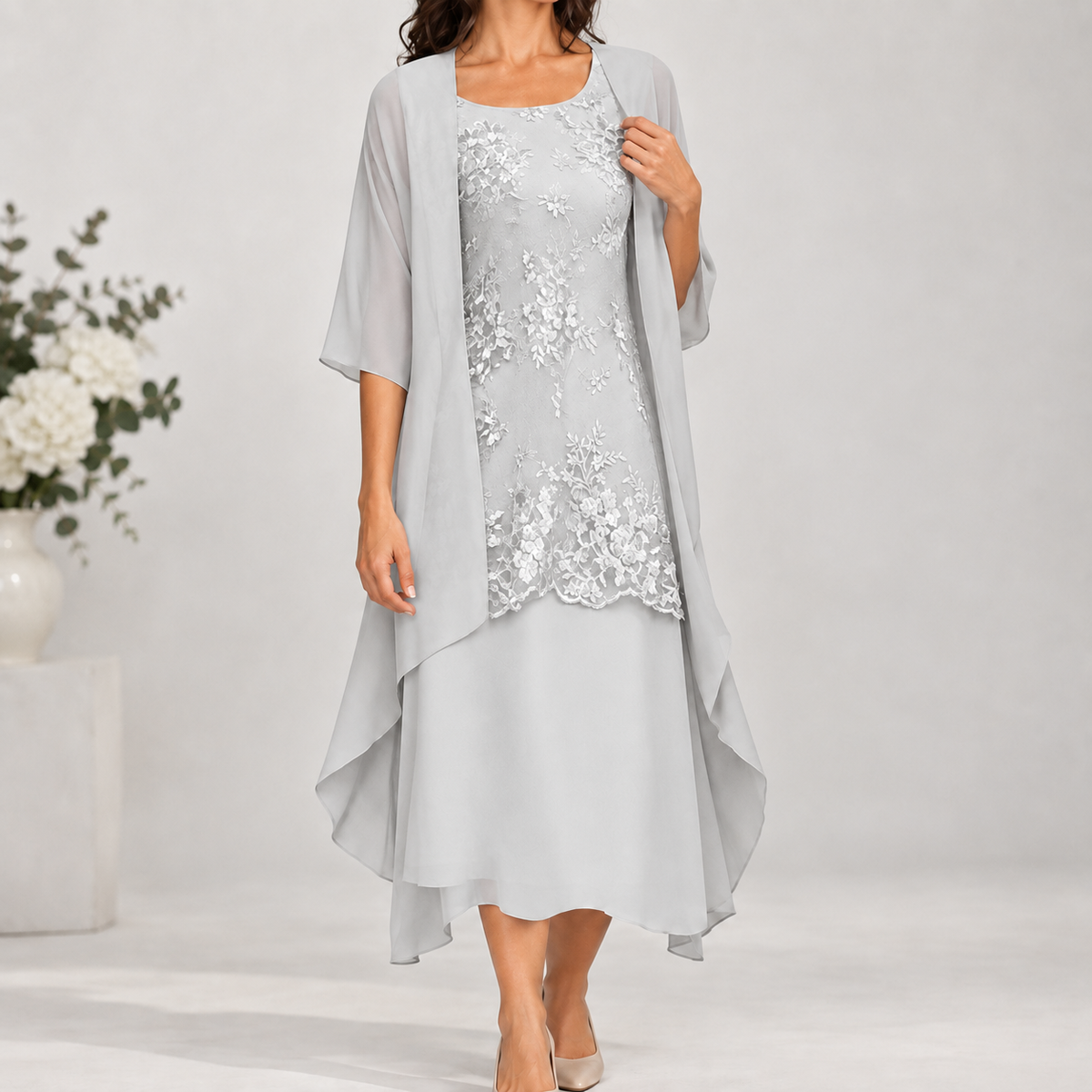 Rydal Lace Set - Gray