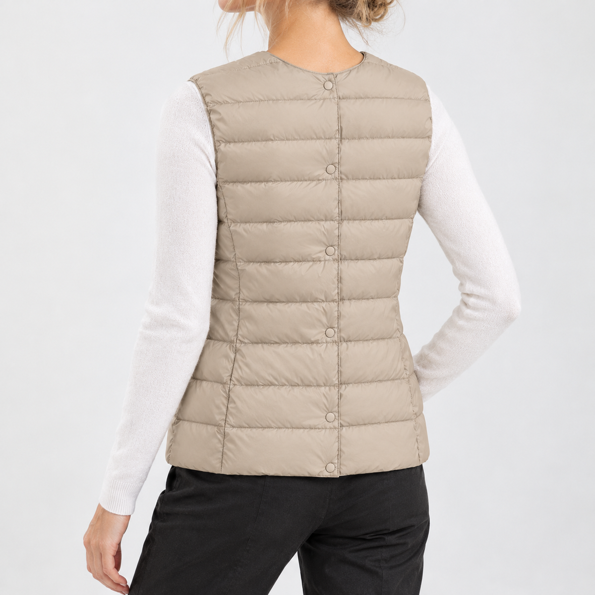 Duntisbourne Cashmere Vest - Khaki