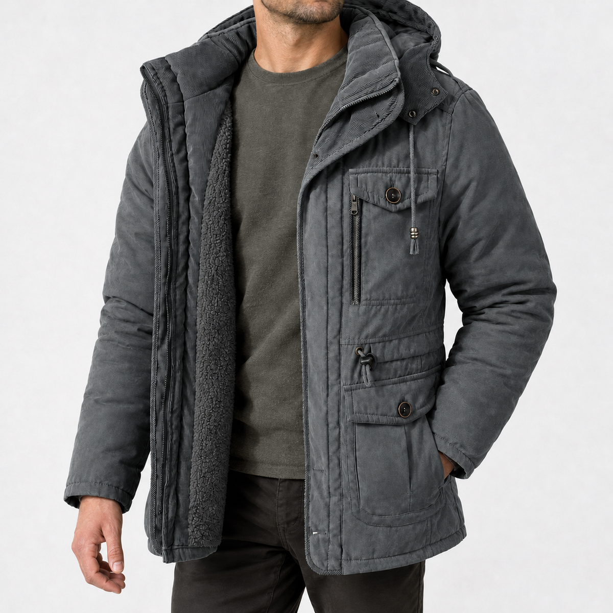 Craster Utility Jacket - Gray