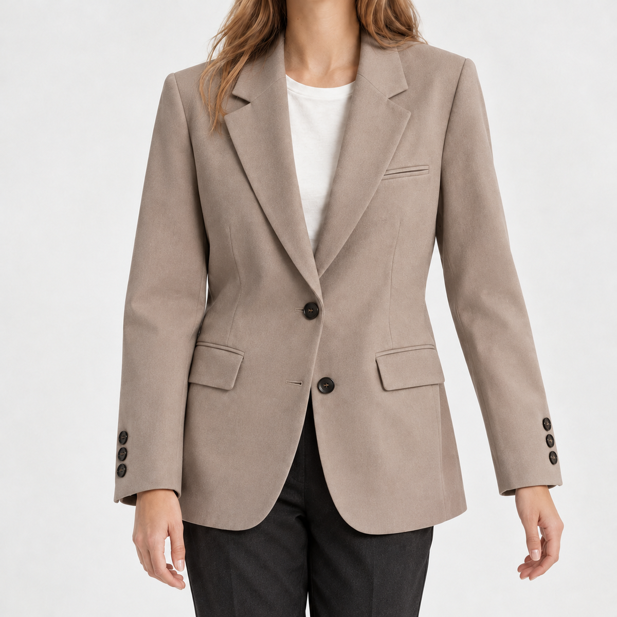 Ravenscar Tailored Blazer - Light Brown