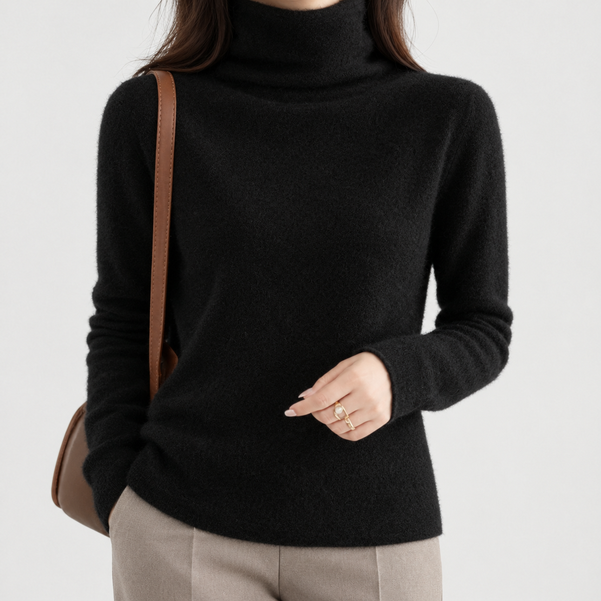 Kennford Fine Knit Sweater - Black