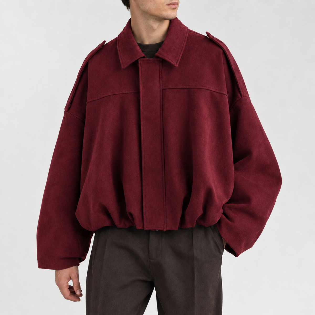 Austin Suede Jacket - Red