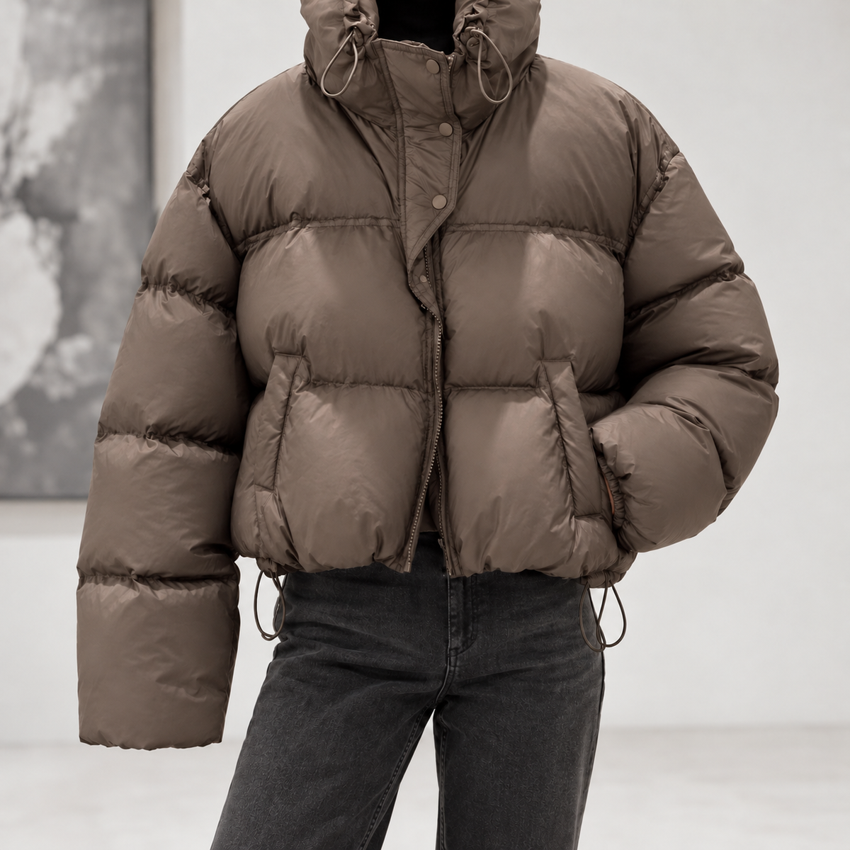 Barlings Hooded Jacket - Coffee