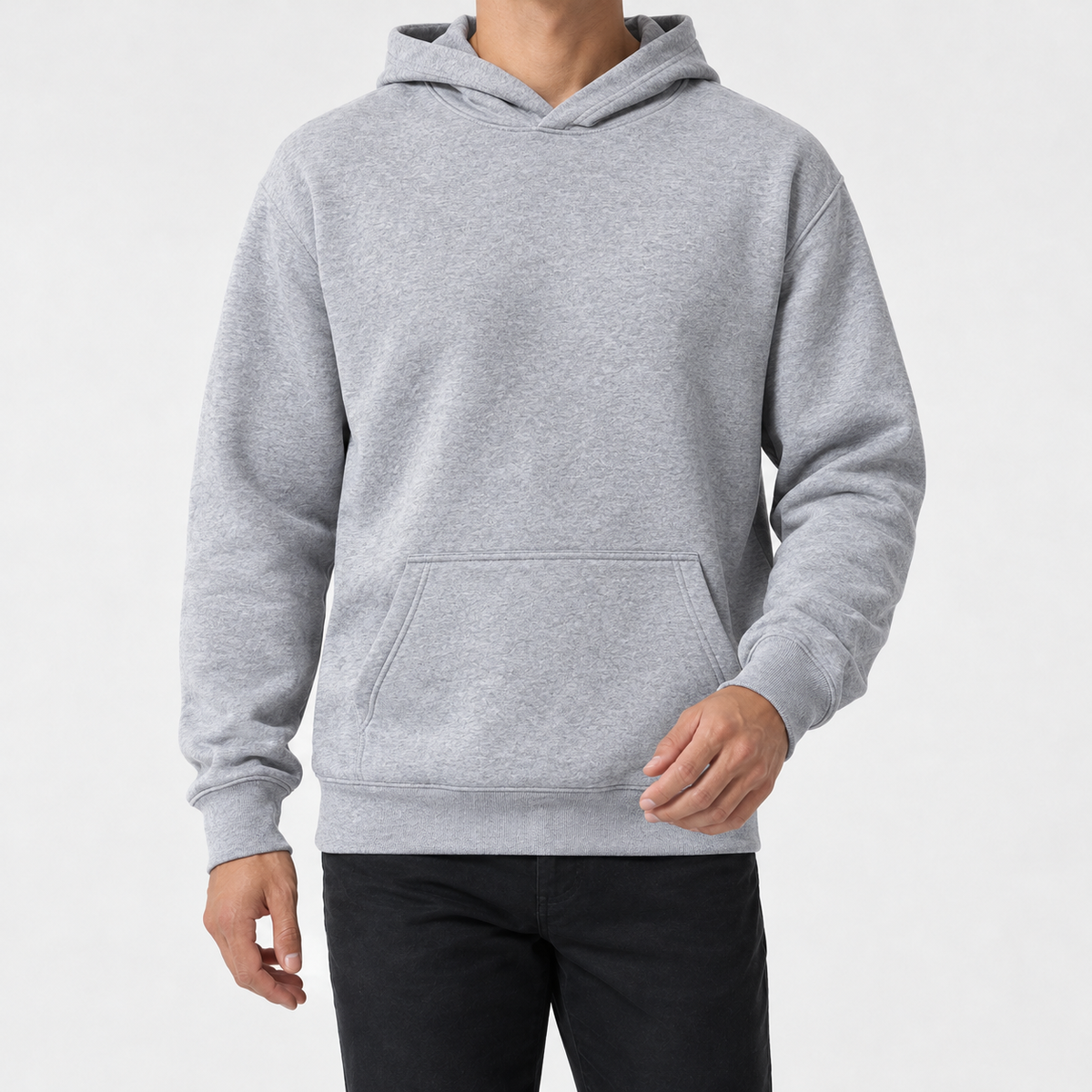 Ullswater Classic Pullover Hoodie - Light Gray