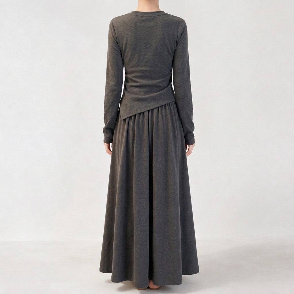 Melanie Asymmetric Skirt Set - Lead Product Detail