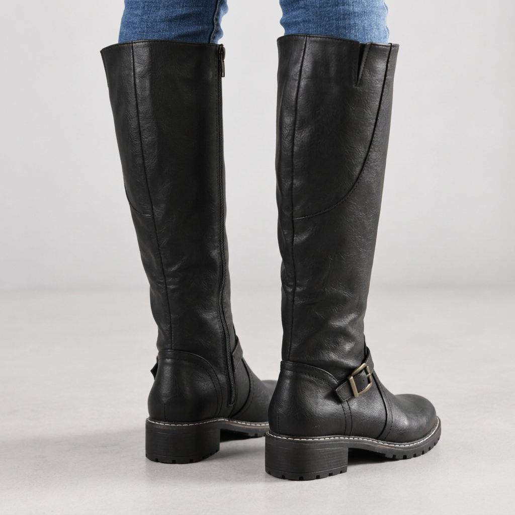 Thirlmere Buckle Boots - Lead Product Detail
