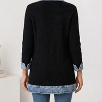 Anouska Denim-Trim Jacket - Lead Product Detail