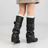 Bellora Buckled Boots - Lead Product Detail